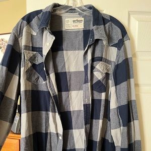 XXL Men’s Urban Pipeline blue flannel
